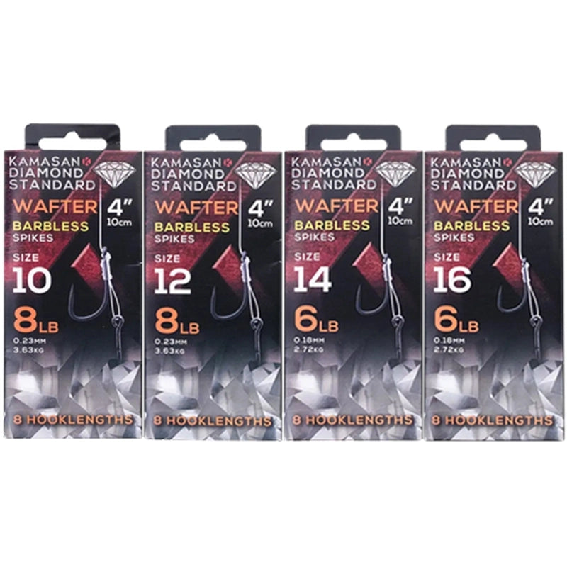 Kamasan - Diamond Standard Barbless Wafter Spike Rigs