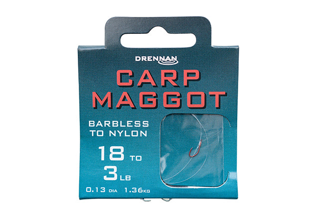 Drennan - Carp Maggot Barbless to Nylon