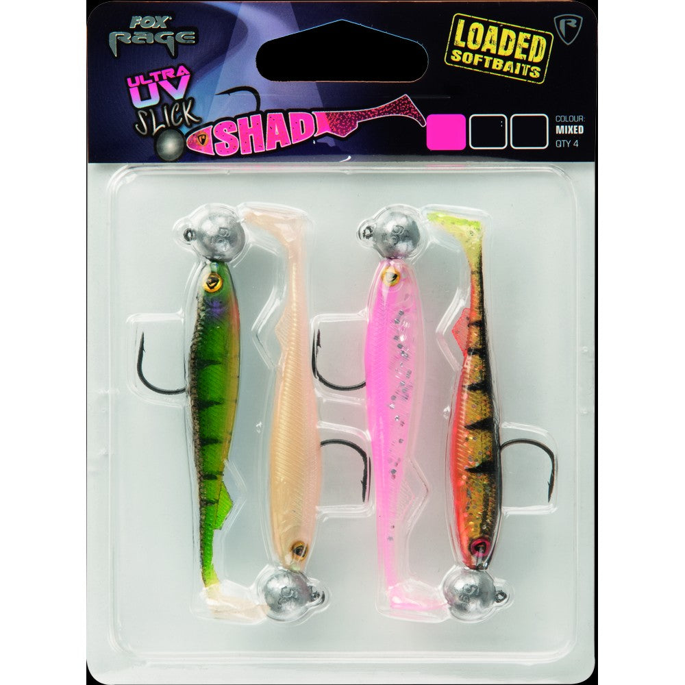 Fox Rage - Ultra UV Slick Shad Loaded Softbaits