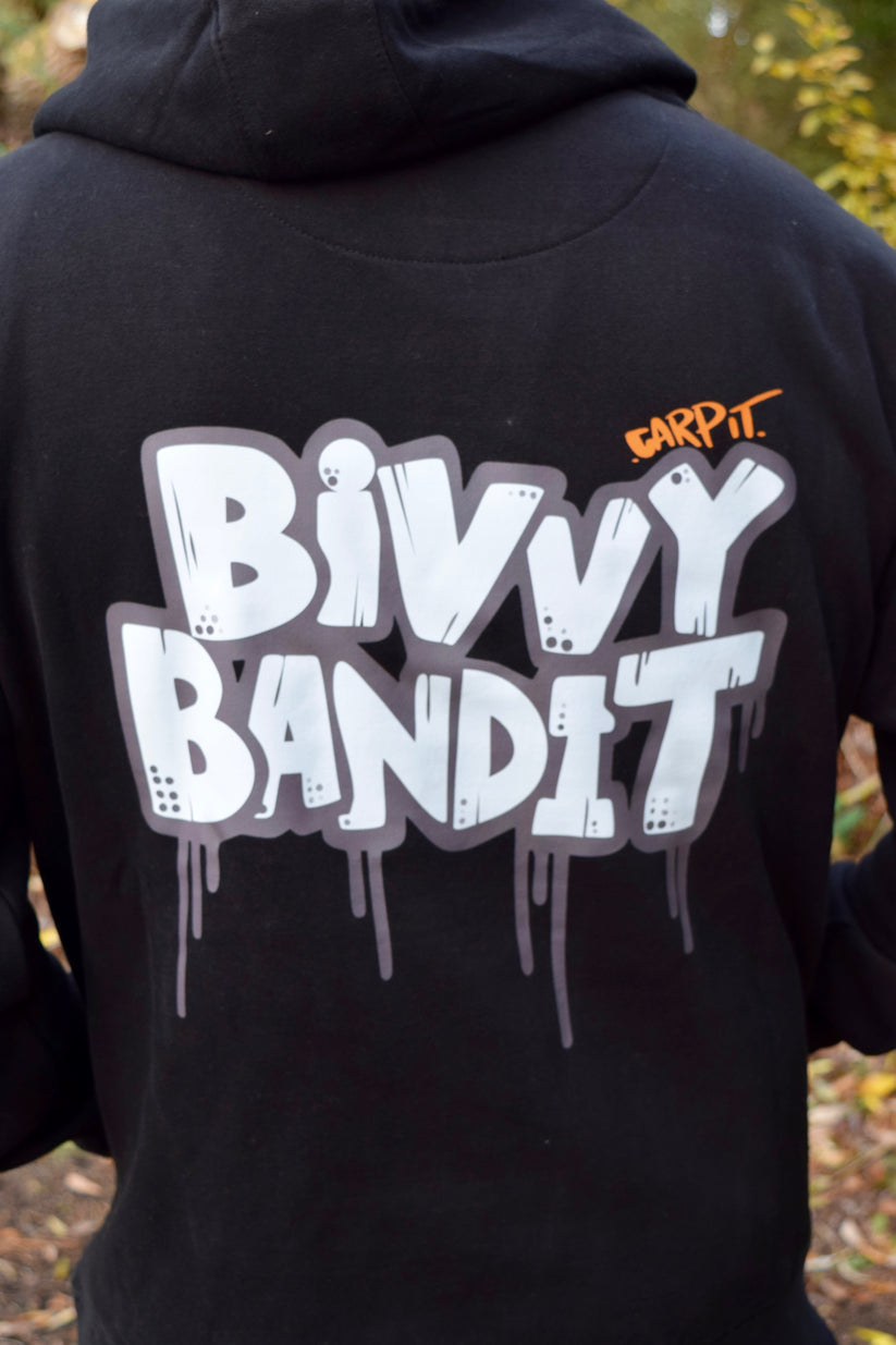 Carp It - Bivvy Bandit Hoodie Black