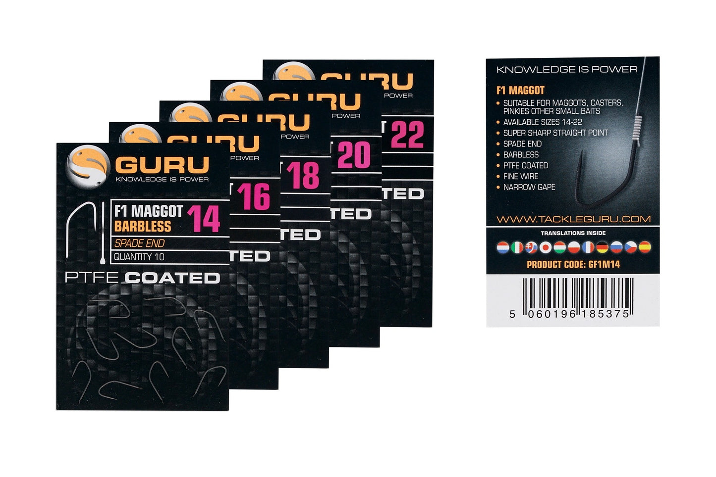 Guru - F1 Maggot Spade End Barbless