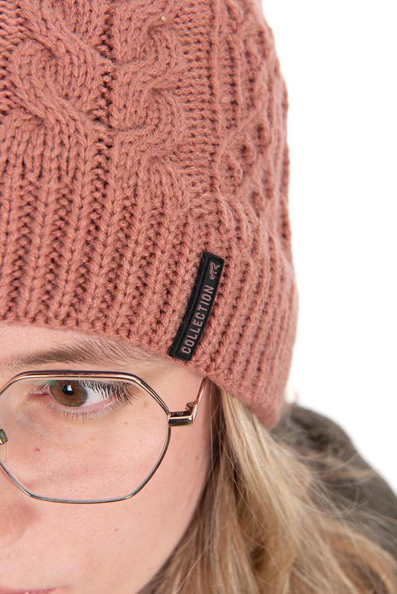 Fox - Women’s Cable Knit Bobble Hat