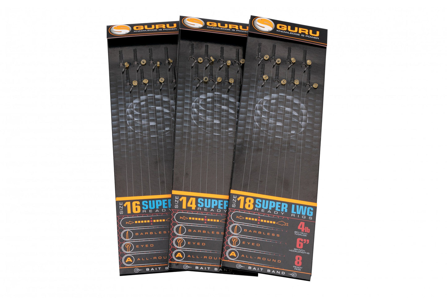 Guru - Super LWG Bait Band Rigs 6”