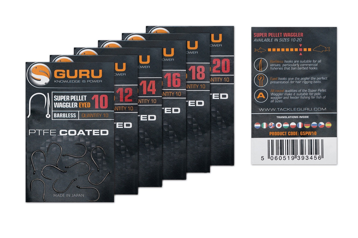 Guru - Super Pellet Waggler Eyed Barbless