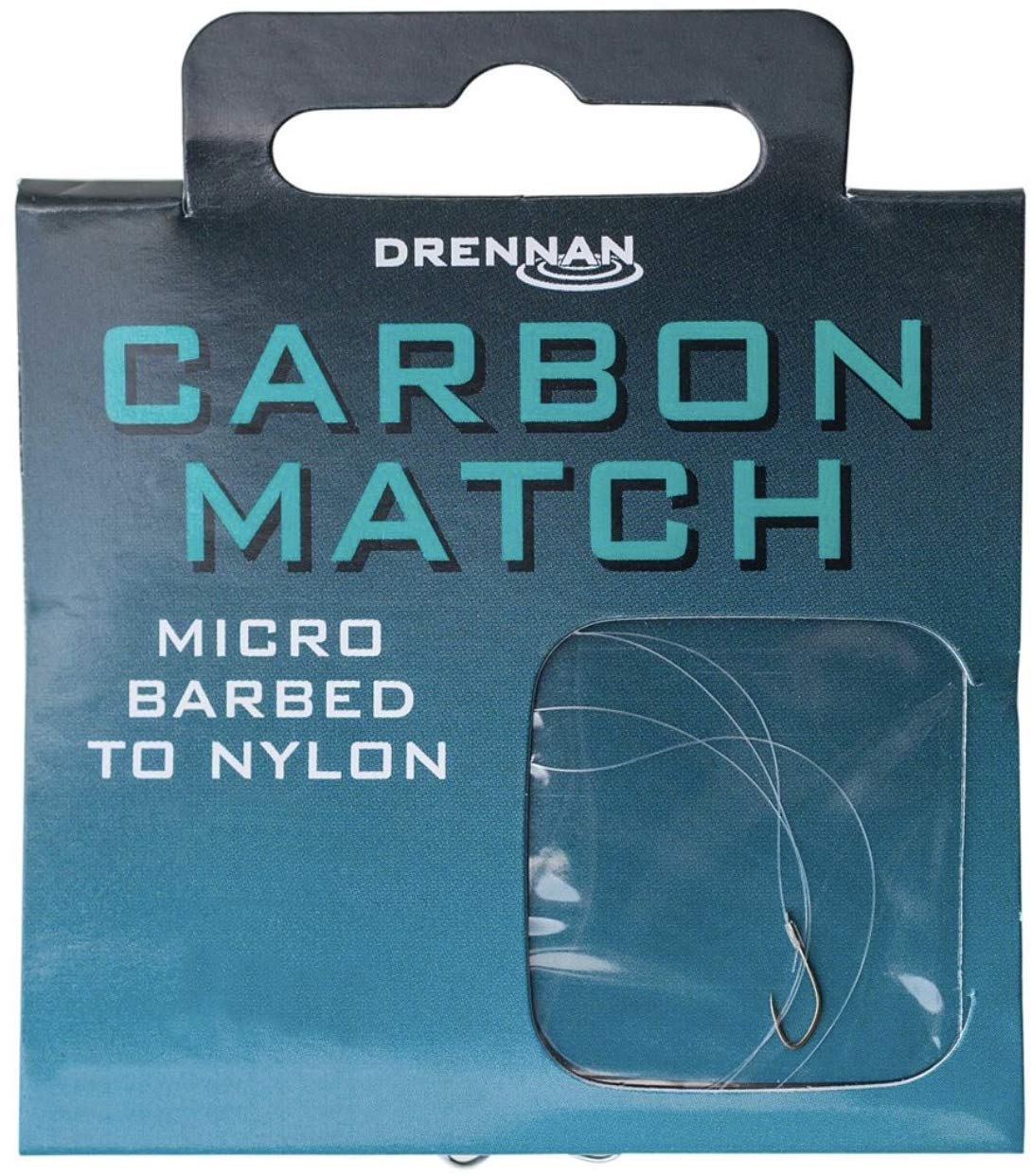 Drennan Carbon Match Hook to Nylon Size 16 to 2lb 8oz