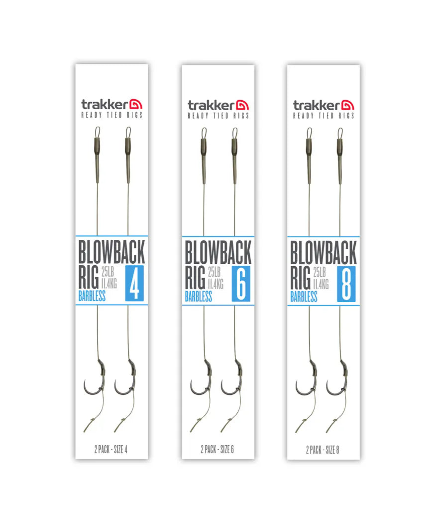 Trakker - Blowback Ready-Tied Rigs - Barbless
