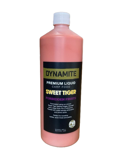 Dynamite - Premium Liquid Carp Food Sweet Tiger Forbidden Fruits 1L