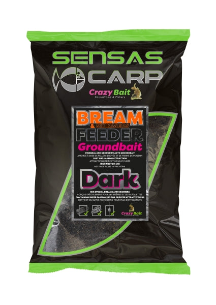 Sensas - bream & skimmers groundbait dark 2kg