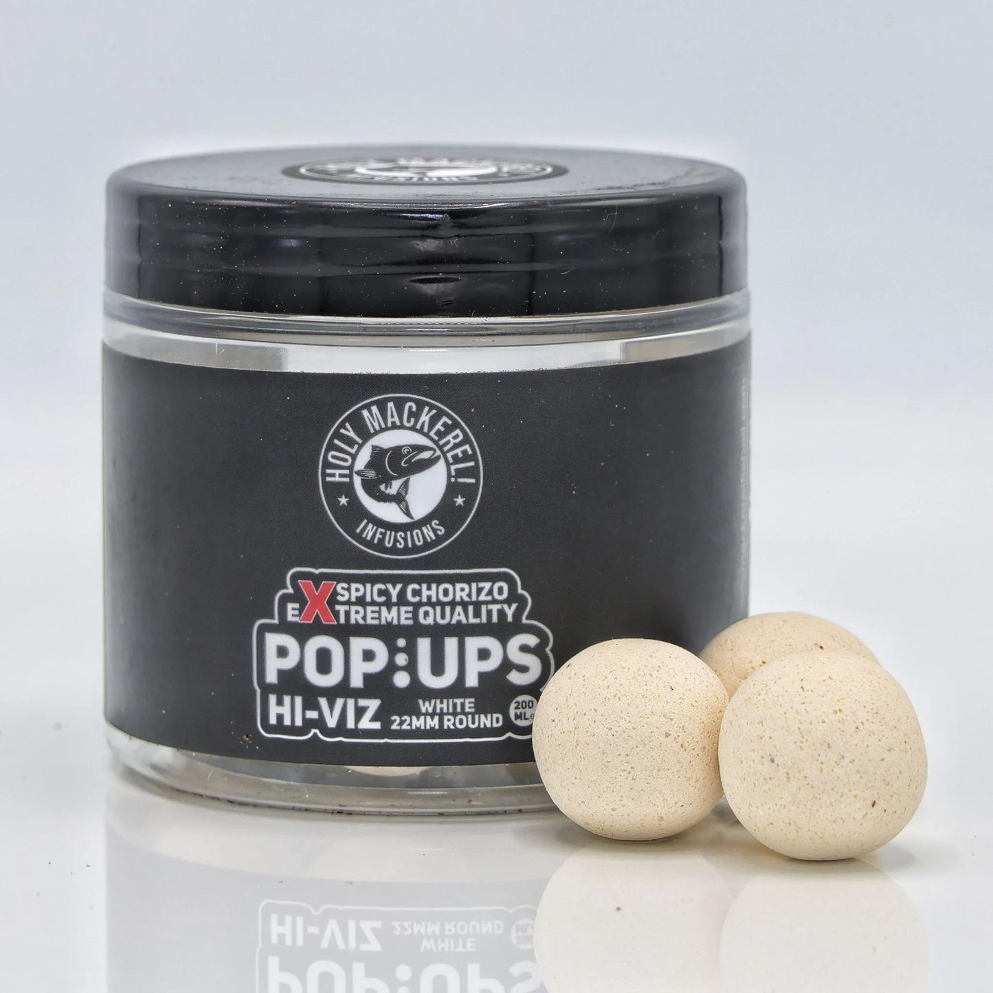 Holy Mackerel - eXtreme Infusions 22mm Spicy Chorizo Round PopUps