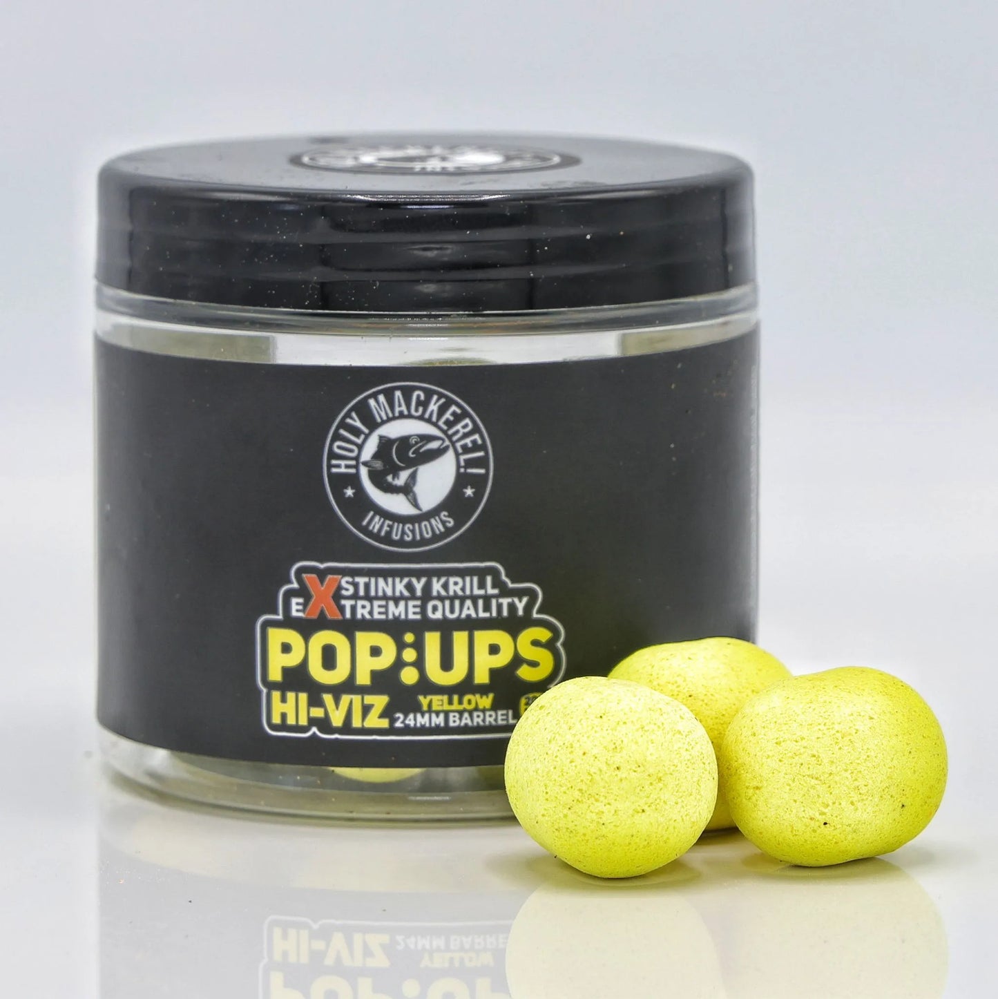 Holy Mackerel - eXtreme Infusion 24mm Stinky Krill Barrel Pop Ups