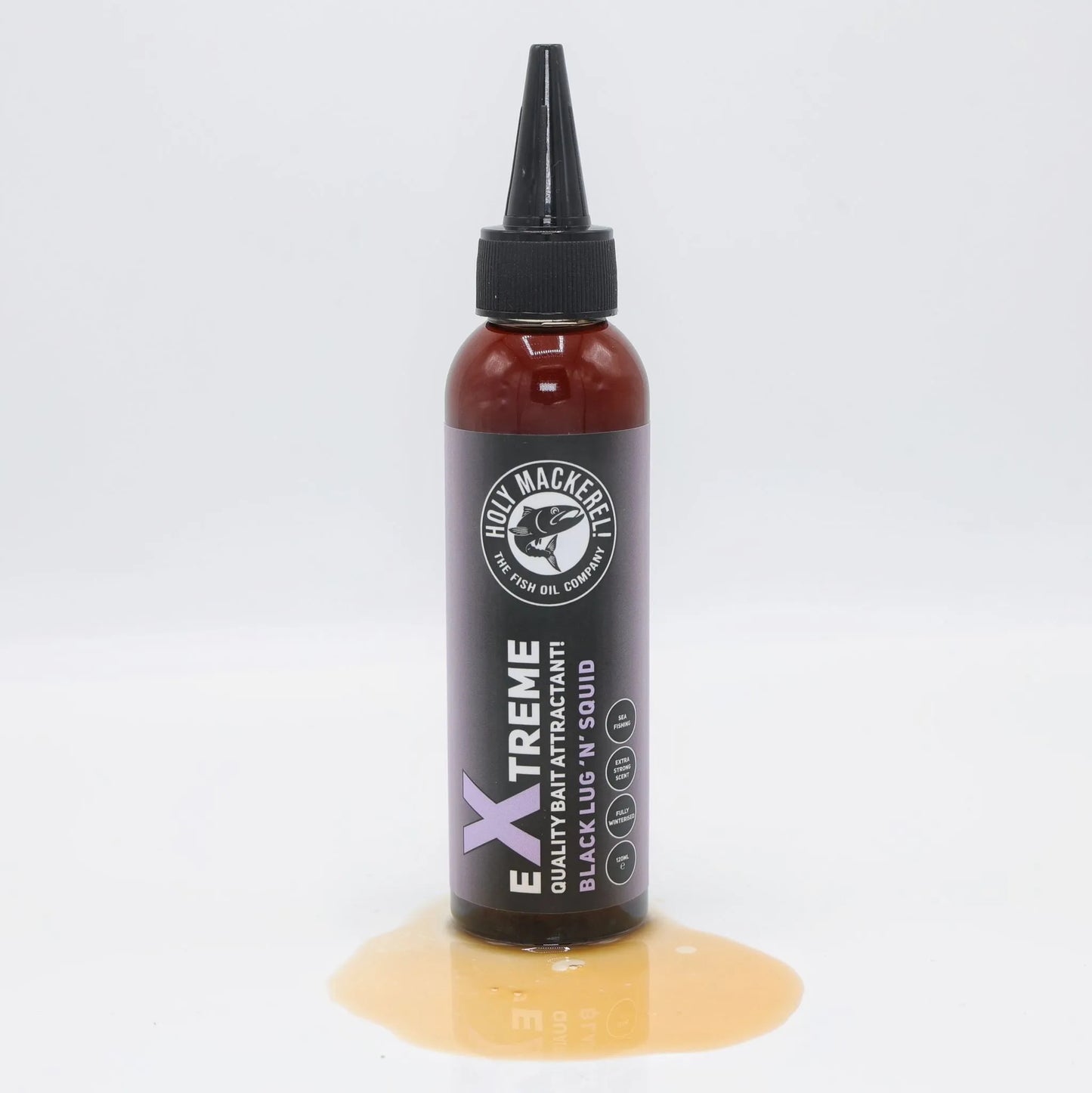 Holy Mackerel - eXtreme Black Lug N Squid Oil 120ml