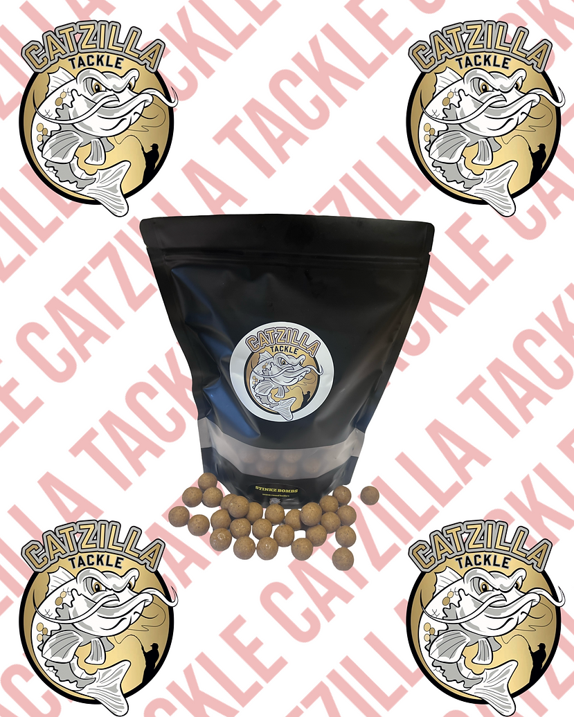 Catzilla Tackle - Stinkz Bombs 26mm Boilies 1kg