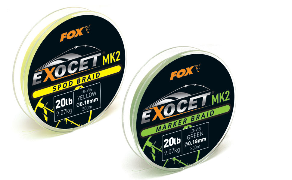 Fox - Exocet® MK2 Spod & Marker Braid (Yellow)