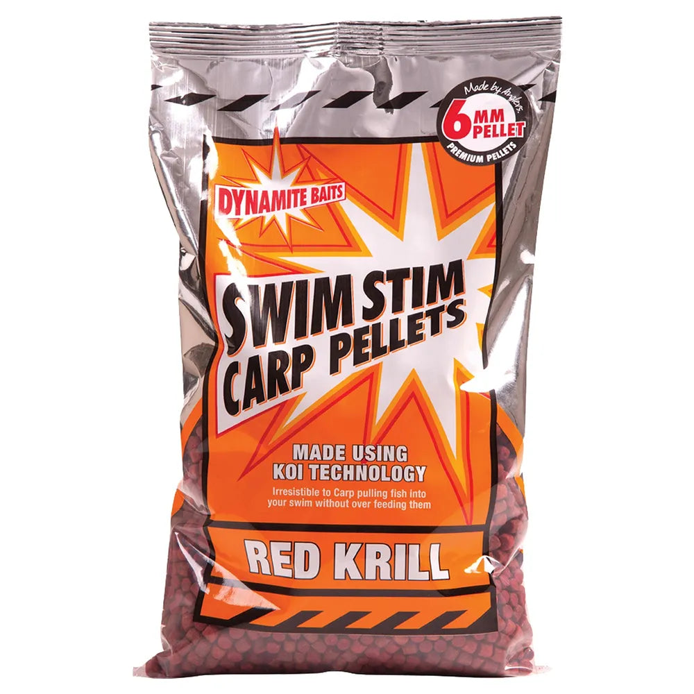 Dynamite - Swim Stim Red Krill Carp Pellets