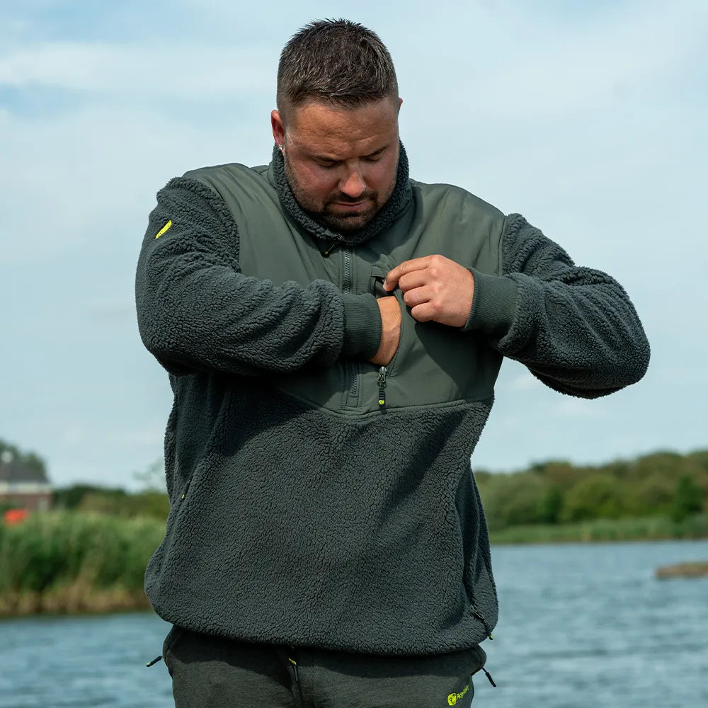 RidgeMonkey - APEarel ThermaPro Sherpa Fleece - Green