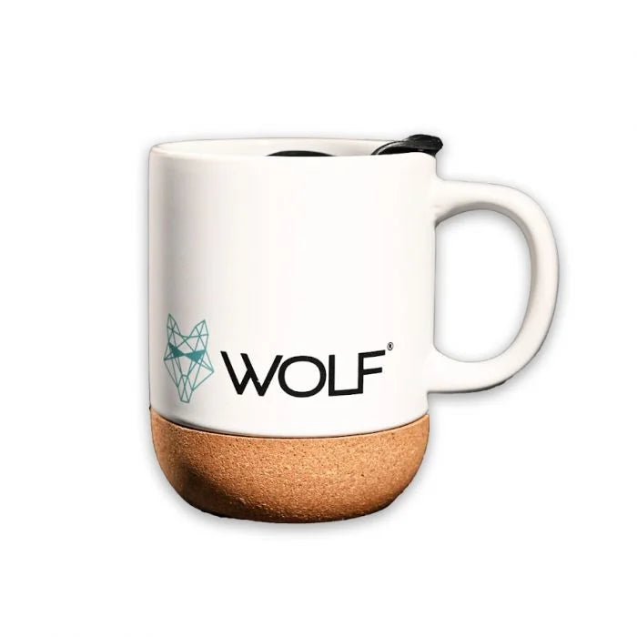 Wolf - Ceramic Mug white