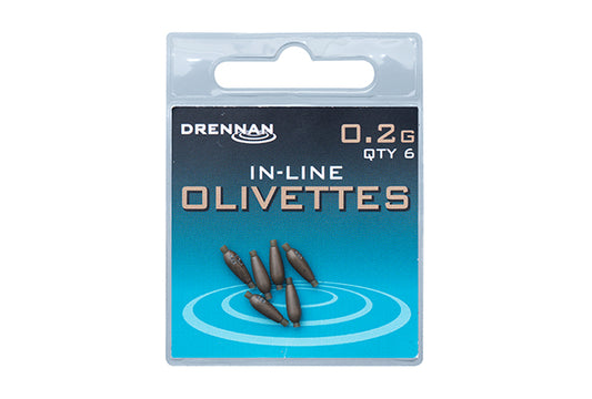 Drennan - in-line olivettes 0.2g - 1.25g