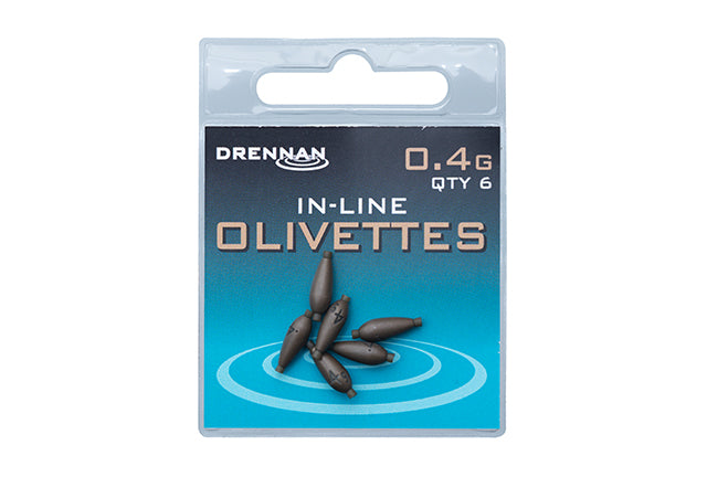 Drennan - in-line olivettes 0.2g - 1.25g