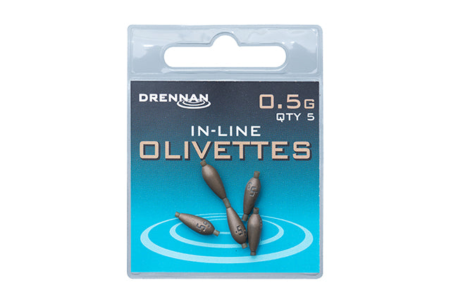 Drennan - in-line olivettes 0.2g - 1.25g