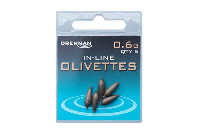 Drennan - in-line olivettes 0.2g - 1.25g