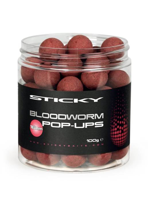 Sticky Baits - Bloodworm Pop Ups 16mm