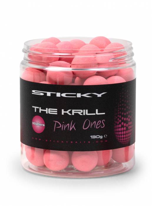 Sticky Baits - The Krill Pink Wafter 16mm Round