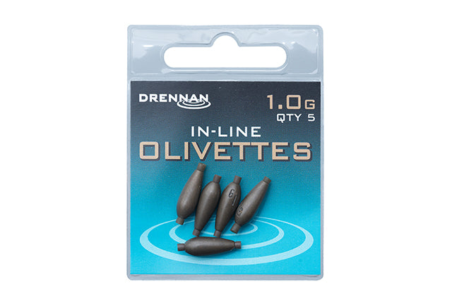 Drennan - in-line olivettes 0.2g - 1.25g