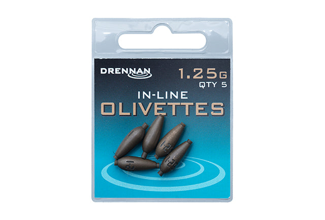 Drennan - in-line olivettes 0.2g - 1.25g