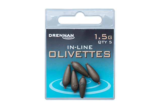 Drennan - in-line Olivettes 1.5g - 4.0g