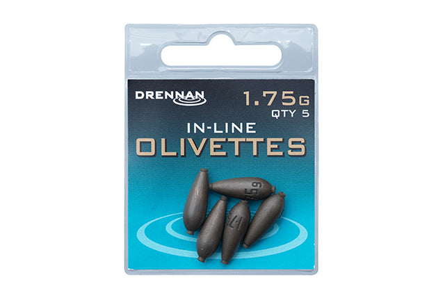 Drennan - in-line Olivettes 1.5g - 4.0g