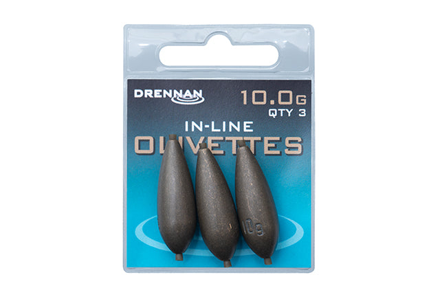 Drennan - in-line olivettes 4.5g - 12.0g