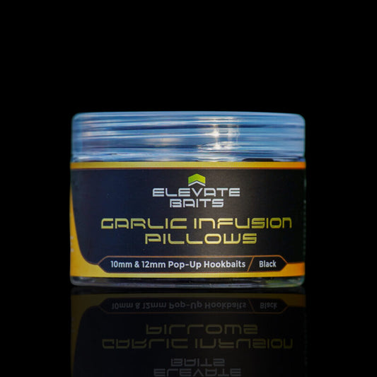Elevate Baits - Garlic Infusion Pillows 10mm & 12mm Pop Up Hookbaits