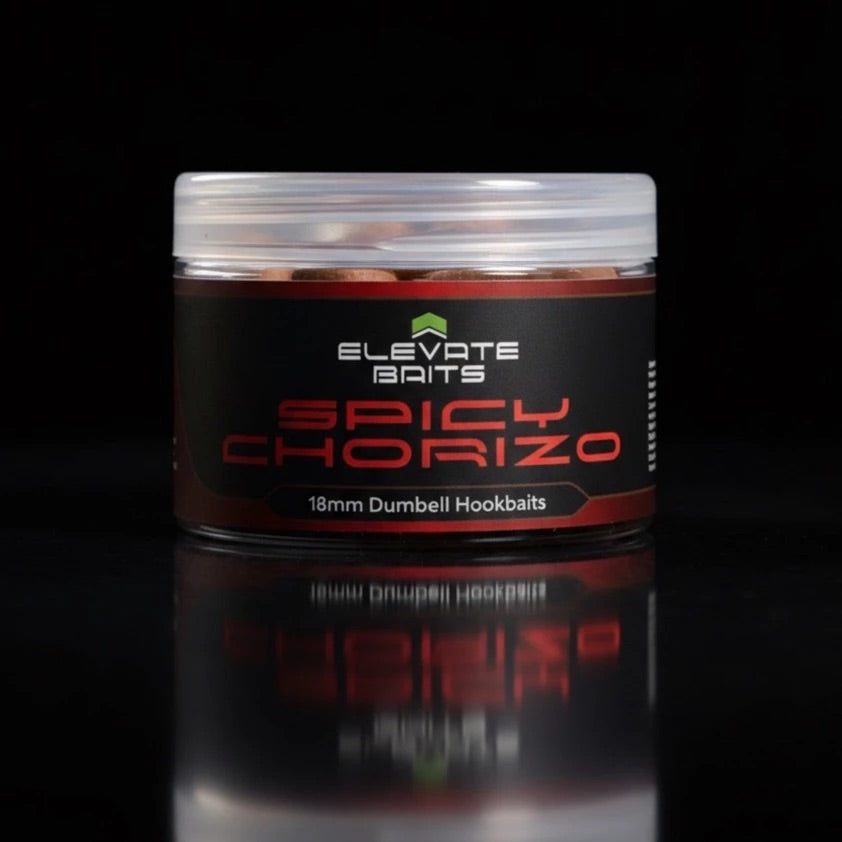Elevate Baits - Spicy Chorizo 18mm Dumbell Hookbaits