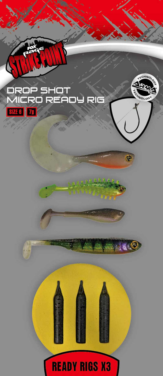 Fox Rage - Drop Shot Micro Ready Rigs Size 6 / 7g