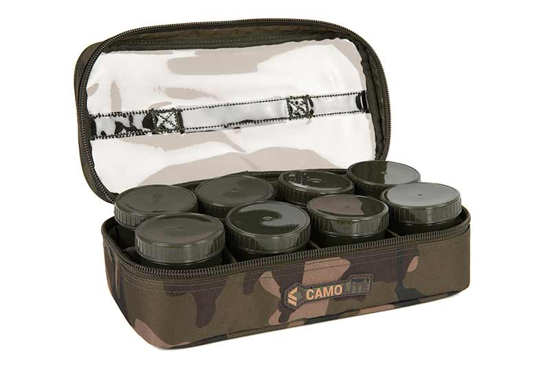 Fox - CamoLite 12 Pot Hookbait Case
