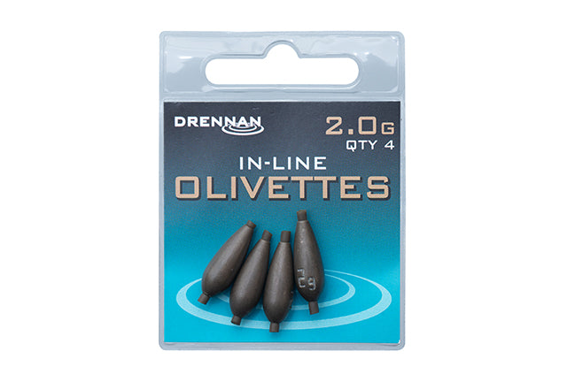 Drennan - in-line Olivettes 1.5g - 4.0g