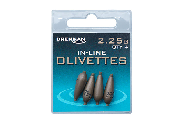 Drennan - in-line Olivettes 1.5g - 4.0g