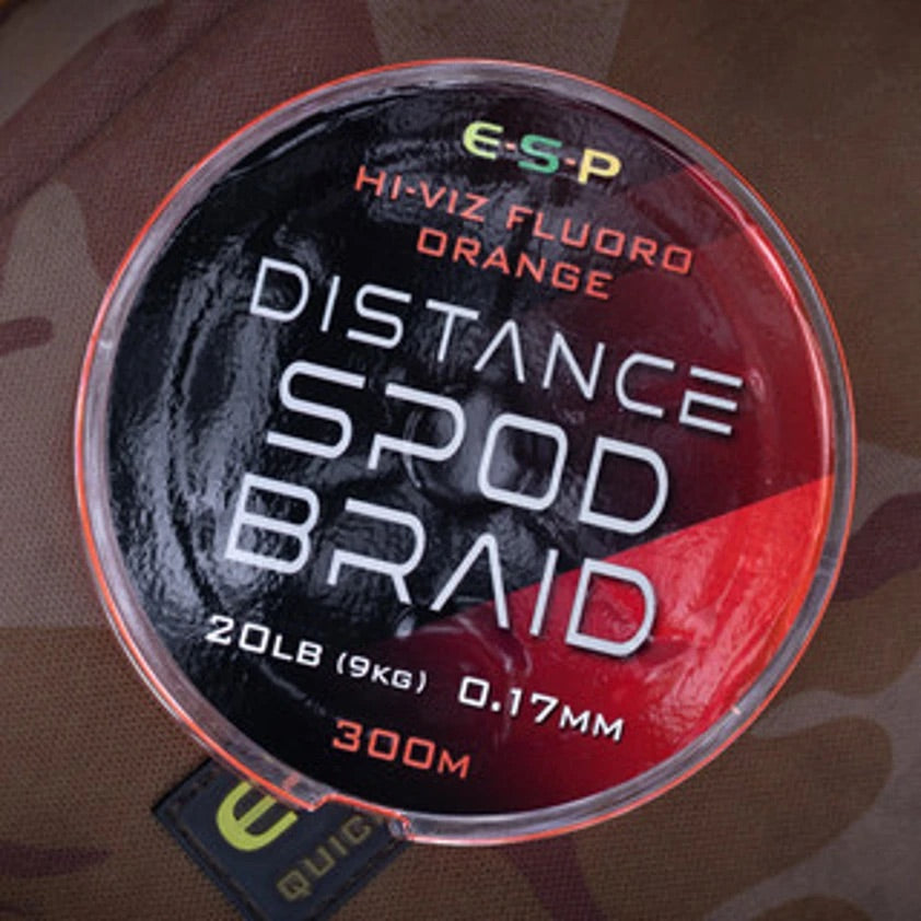 ESP Distance Spod Braid Fluoro Orange 20lb 300m