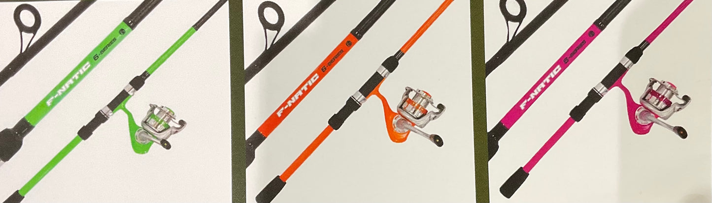 Fishtail - F Natic Fun Fish Rod & Reel Combo