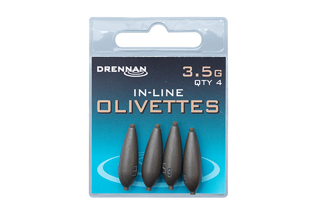 Drennan - in-line Olivettes 1.5g - 4.0g