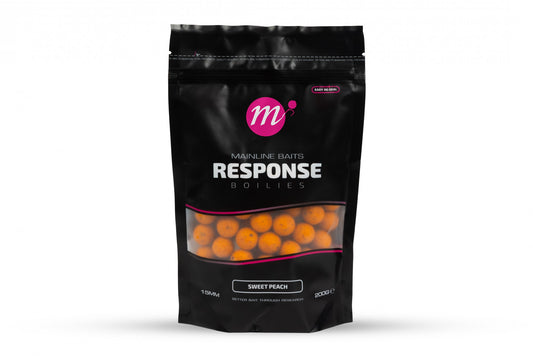 Mainline - Response Boilies 15mm Sweet Peach 200G