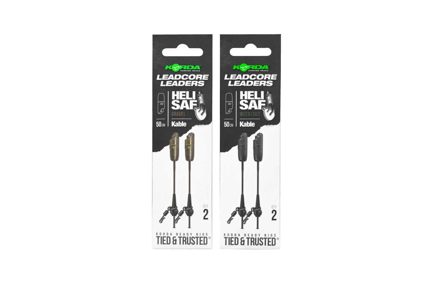 Korda - Kable Leadcore Leader Heli Safe Weed 50cm