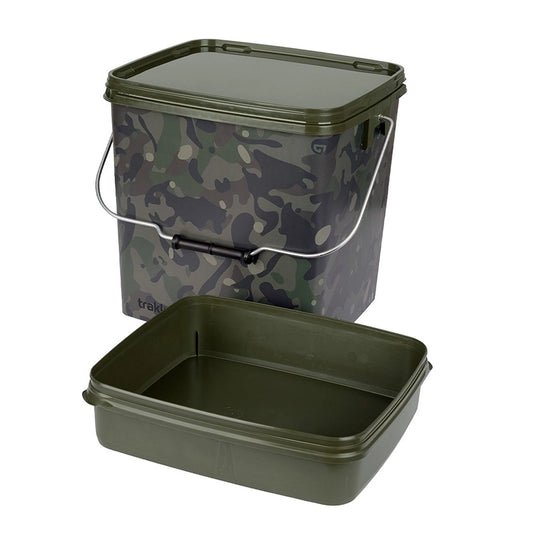 Trakker - 13Ltr Camo Square Container inc Tray