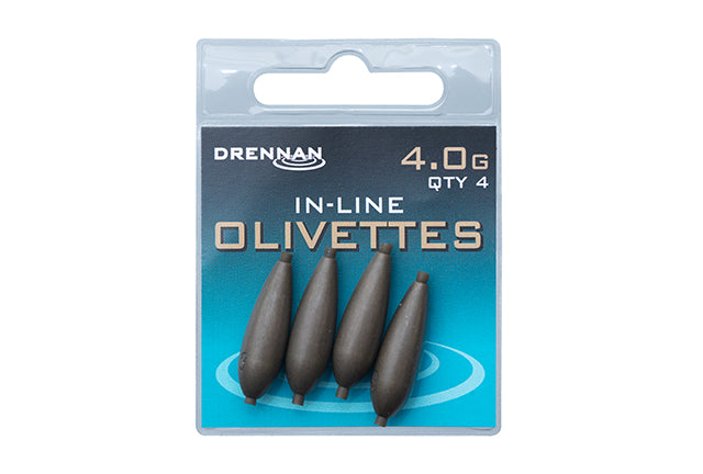 Drennan - in-line Olivettes 1.5g - 4.0g