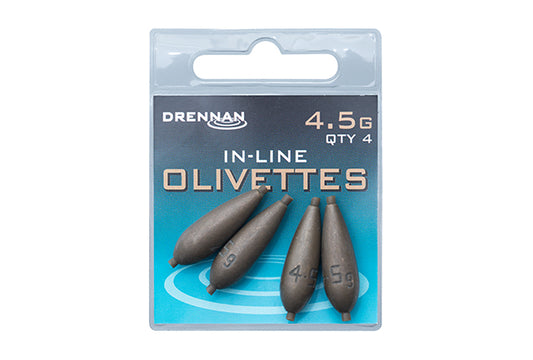 Drennan - in-line olivettes 4.5g - 12.0g