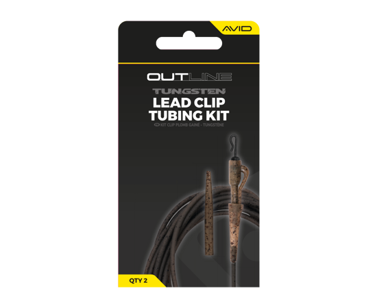 Avid - Outline Tungsten Lead Clip Tubing Kit