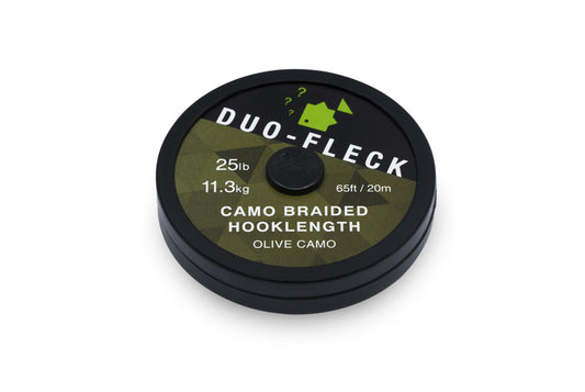 Thinking - Duo-Fleck Camo Braided Hooklength 20lb / 9.1kg