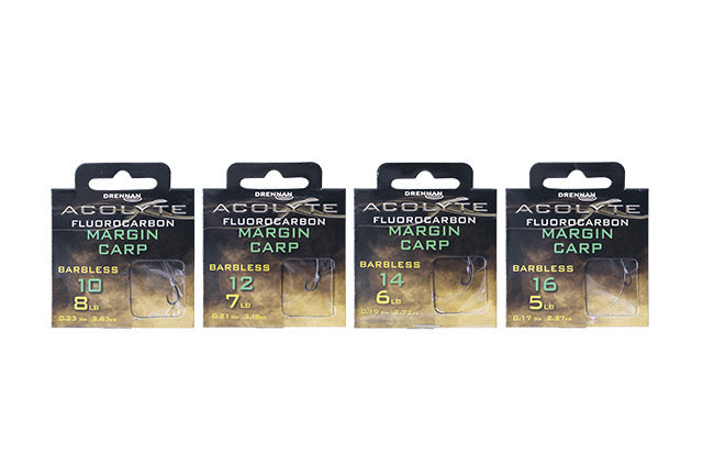Drennan - Acolyte Barbless Hooks to Fluorocarbon