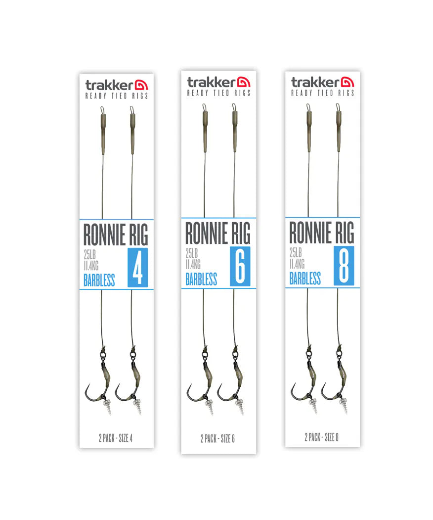 Trakker - Ronnie Ready-Tied Rigs - Barbless