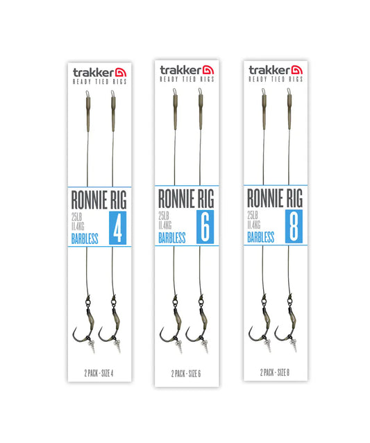 Trakker - Ronnie Ready-Tied Rigs - Barbless